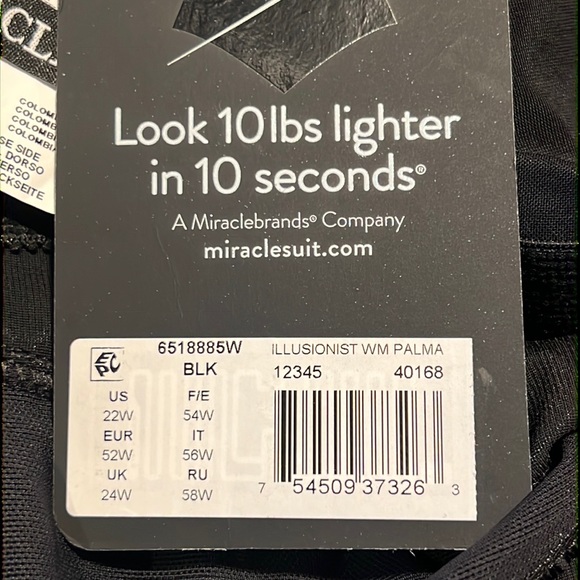 Miraclesuit Illusionist Palma Deep V One Piece, 22W - Picture 12 of 15